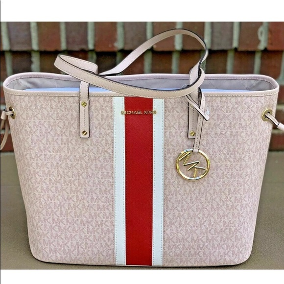 Michael kors large Jet Set travel ballet red tote - Picture 6 of 7